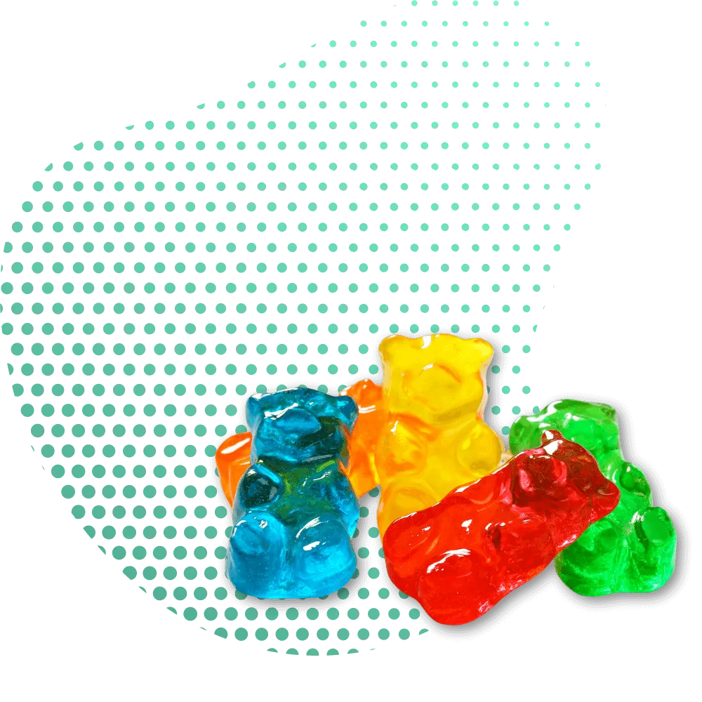 H4CBD Gummibärchen-Canapuff