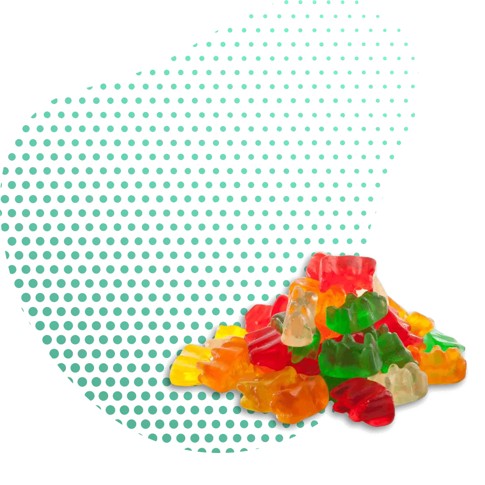 CBG9 Gummibärchen-Canapuff