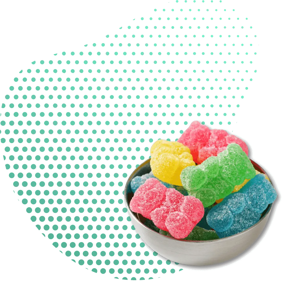THC-JD Gummibärchen-Canapuff