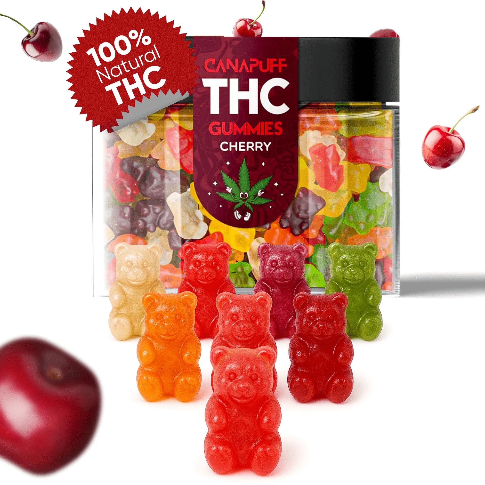 THC Gummibärchen Cherry-Canapuff