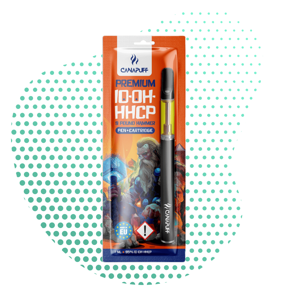 Canapuff - 9 Pound Hammer - 10-OH-HHCP 95% - Pen+Kartusche Canapuff