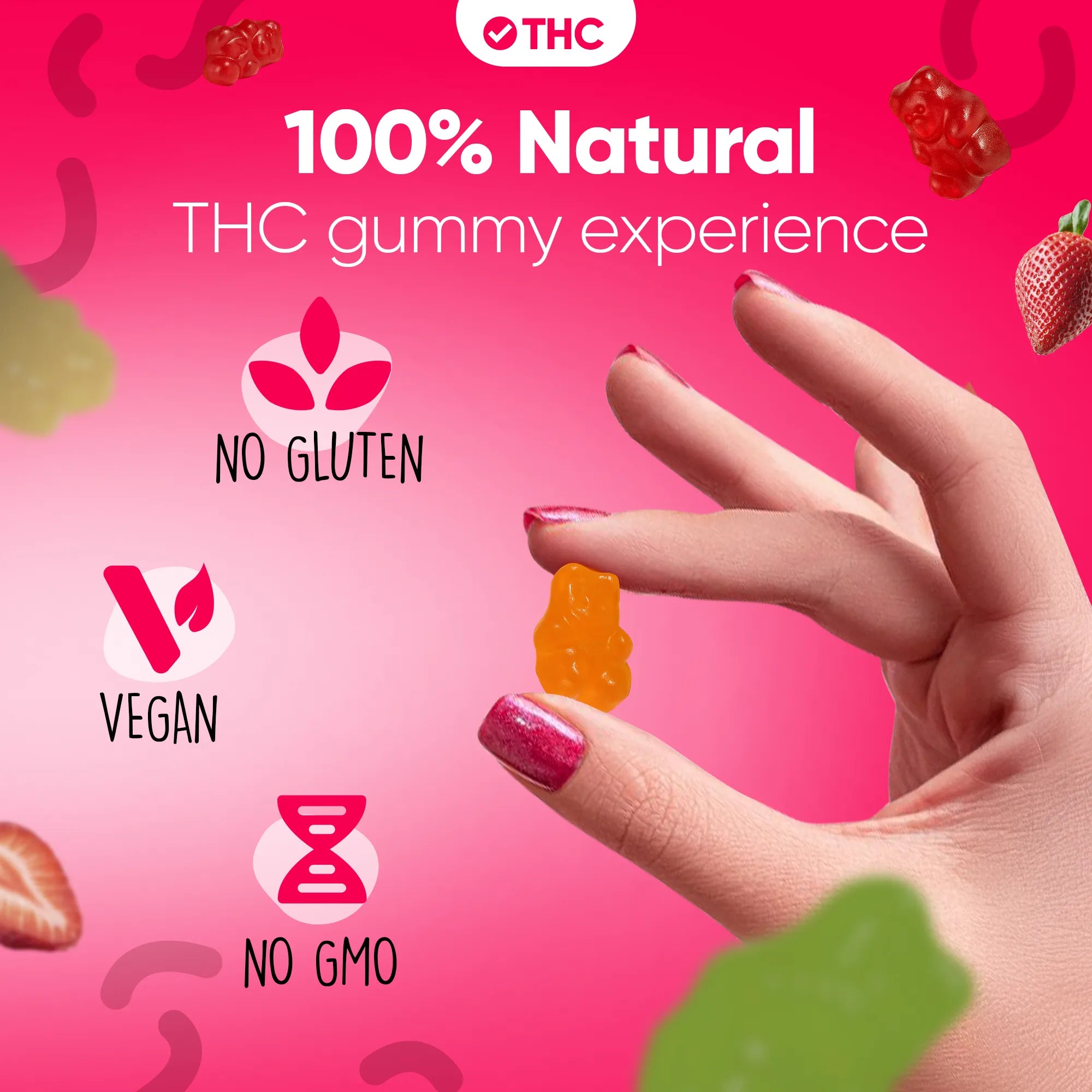 THC GummibÀrchen Erdbeere