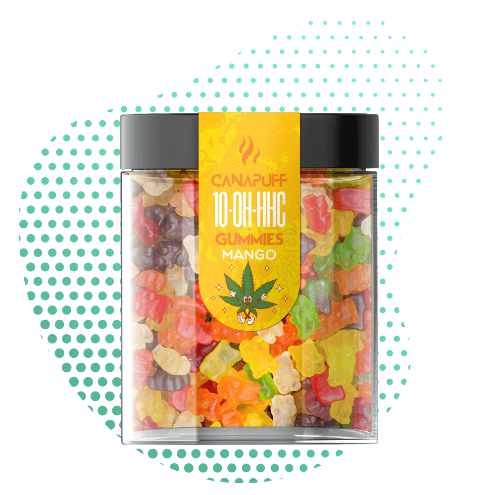 10OHHHC Gummibärchen Mango