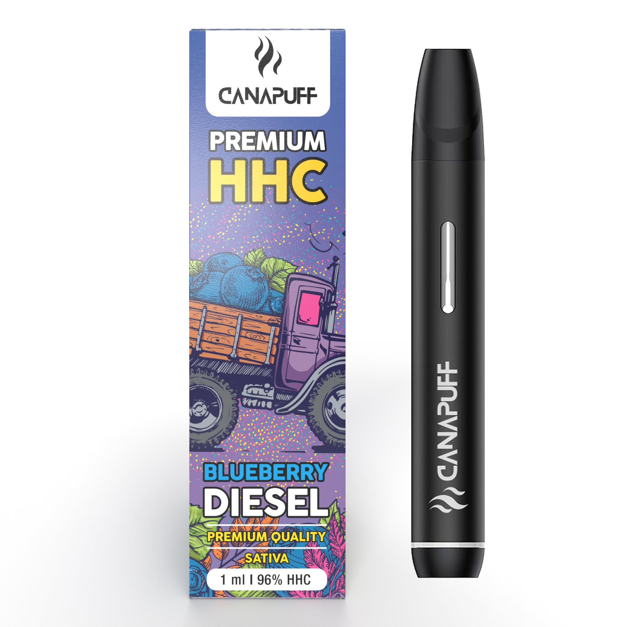 blueberry diesel 96 hhc Canapuff Einweg 1ml