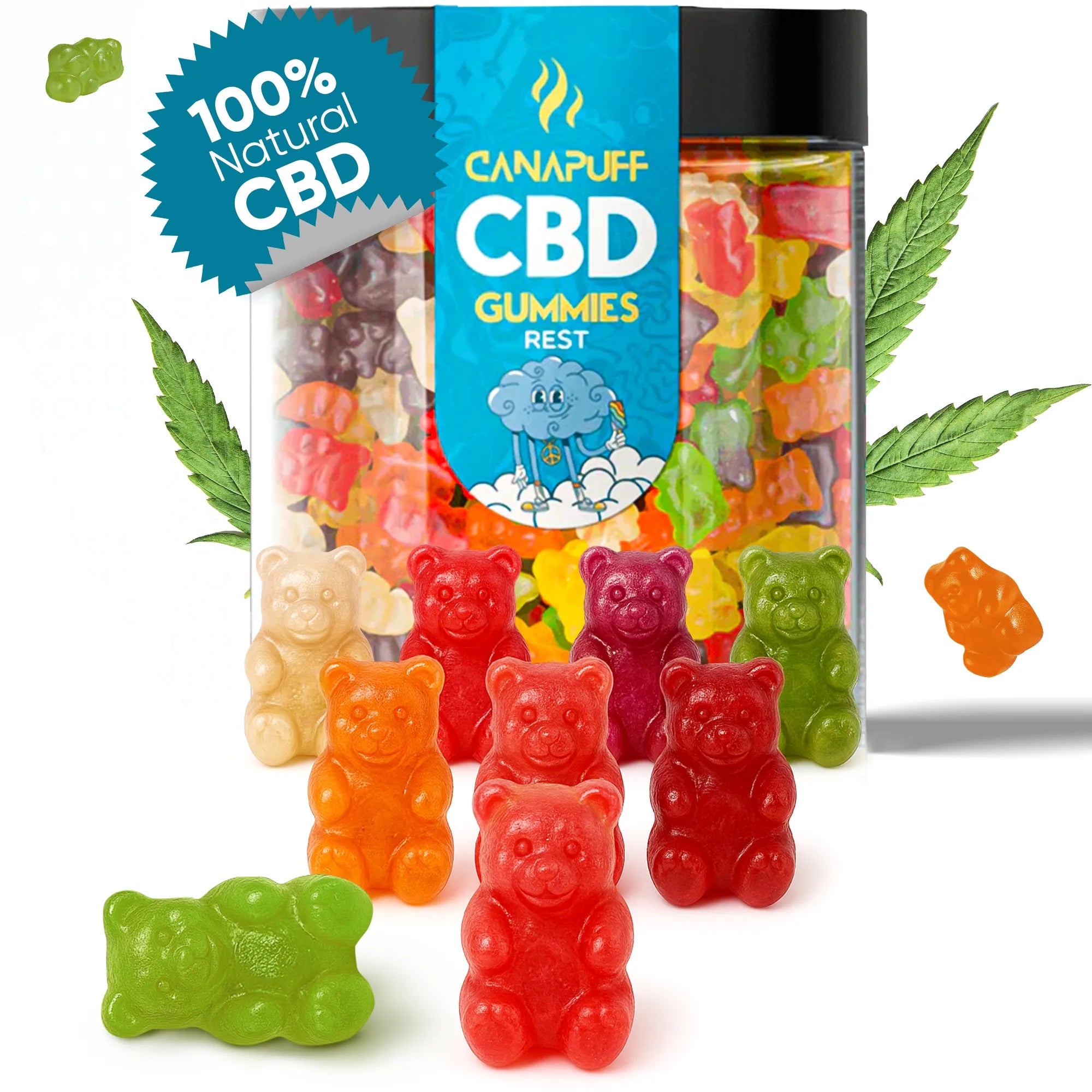 Canapuff - CBD Gummibärchen - Rest-Canapuff