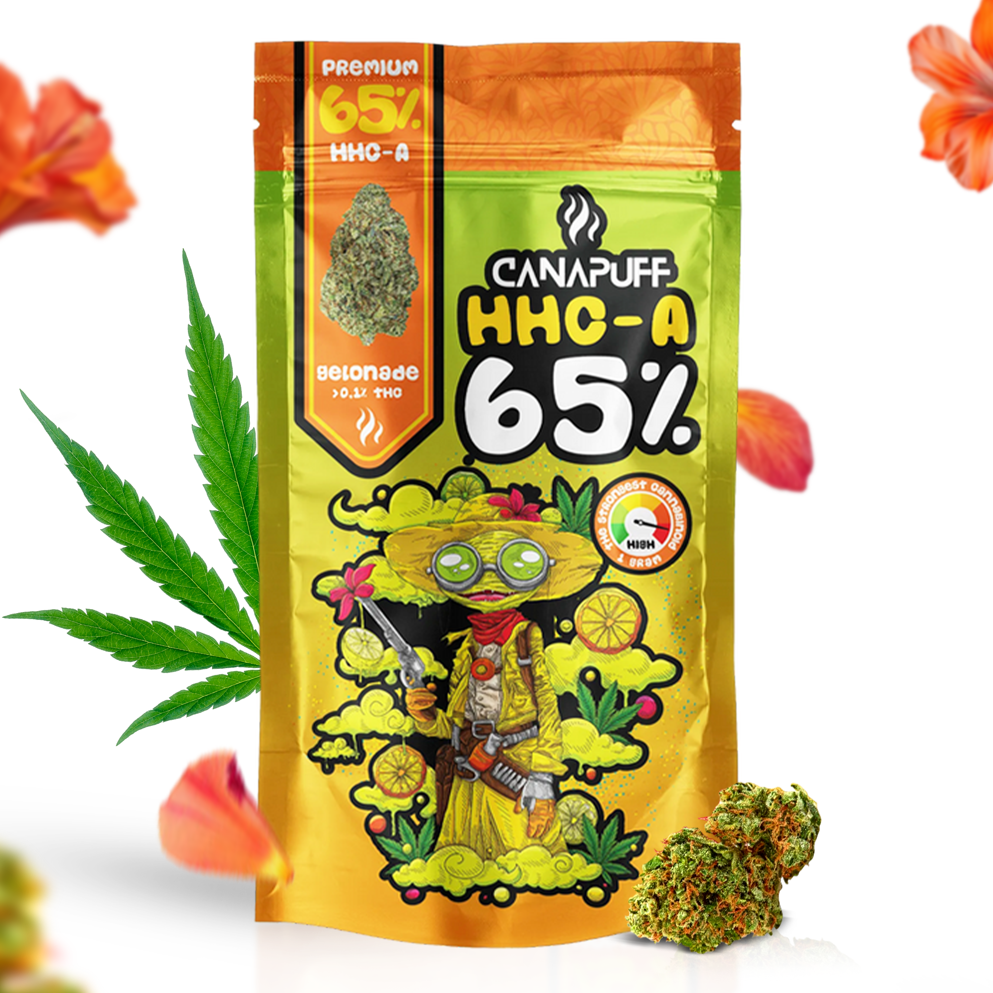 Canapuff - Gelonade 65% - HHC-A Blüten-Canapuff