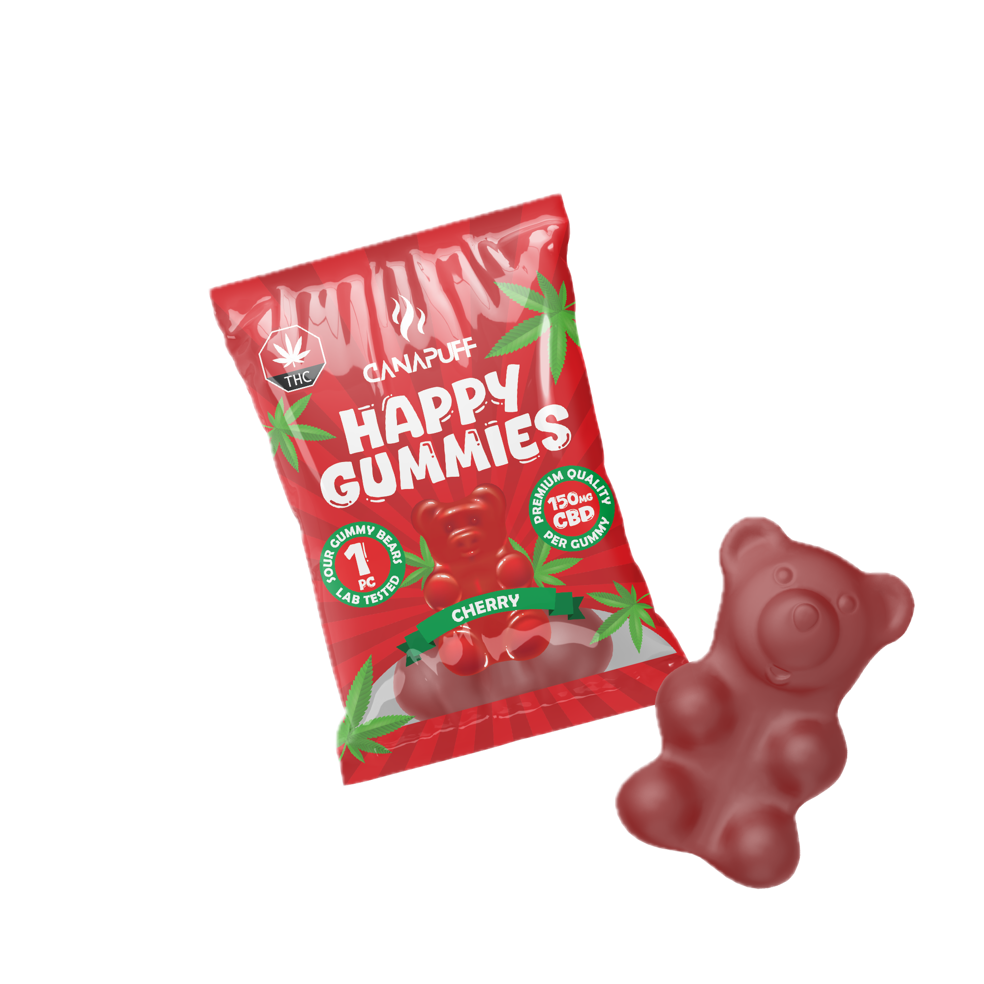 CBD Gummibärchen Kirsche