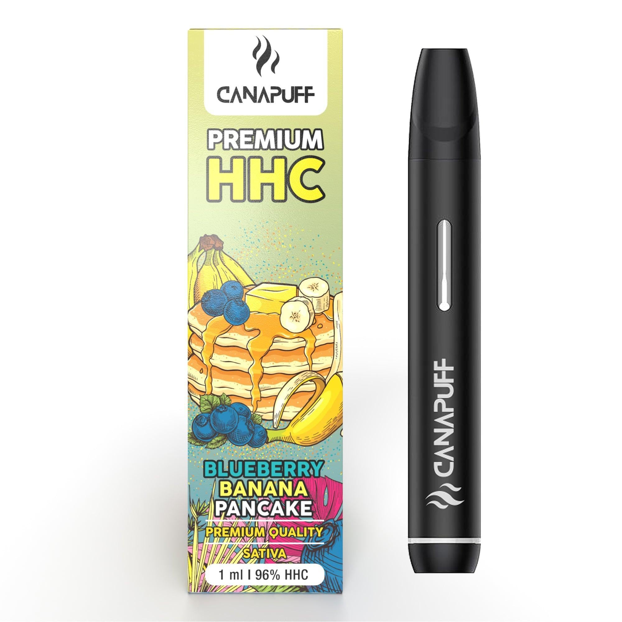 Blueberry Banana Pancake 96 HHC Canapuff Einweg 1ml