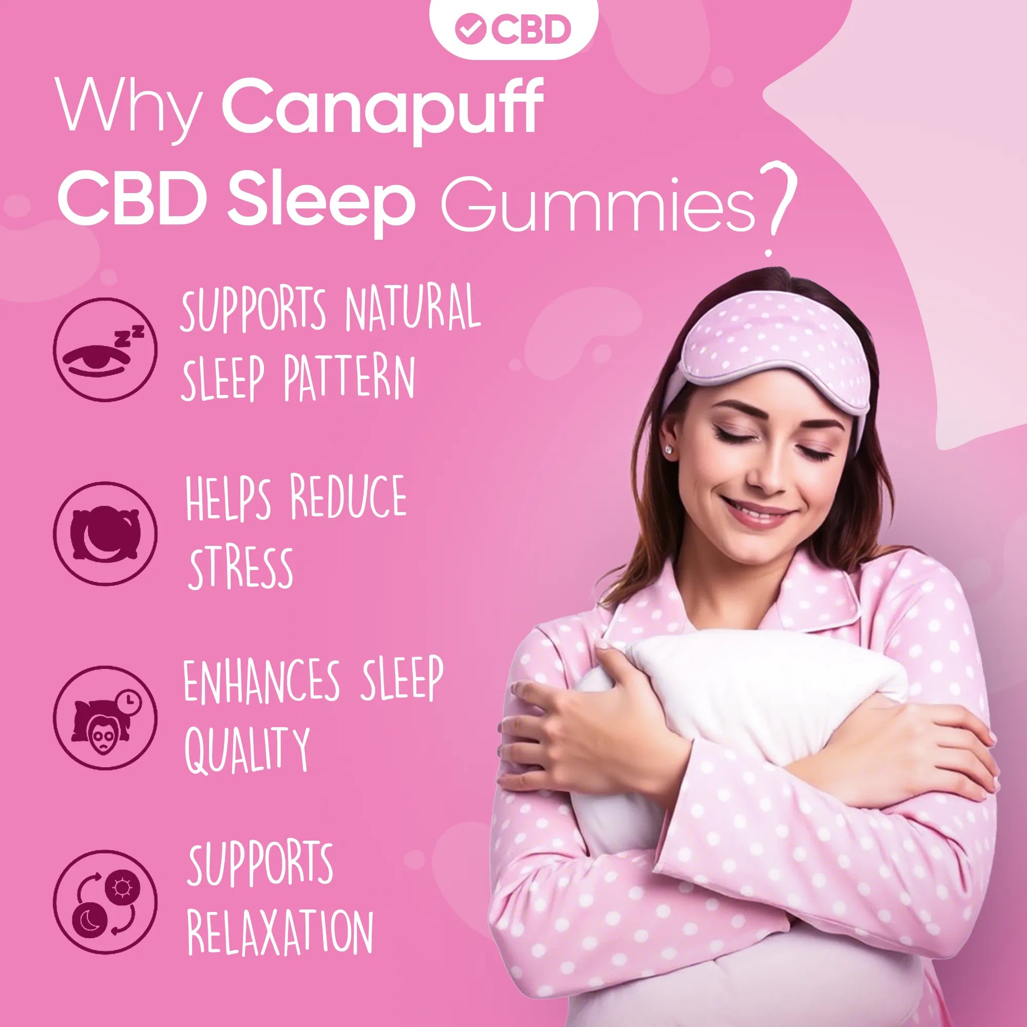 Canapuff - CBD Gummies - Sleep-Canapuff