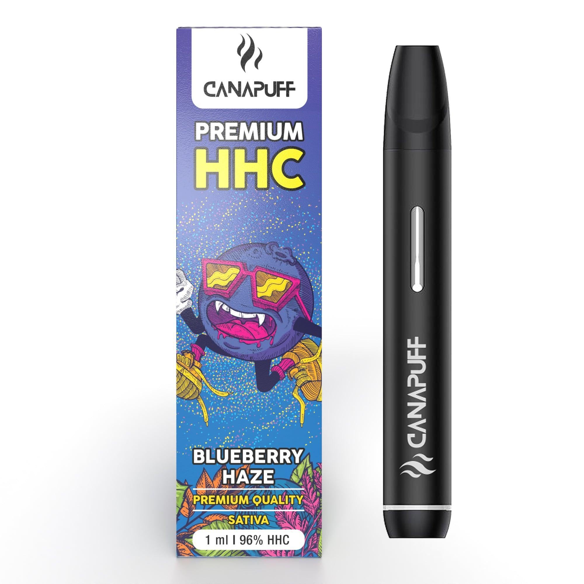 blueberry haze 96 hhc Canapuff Einweg 1ml