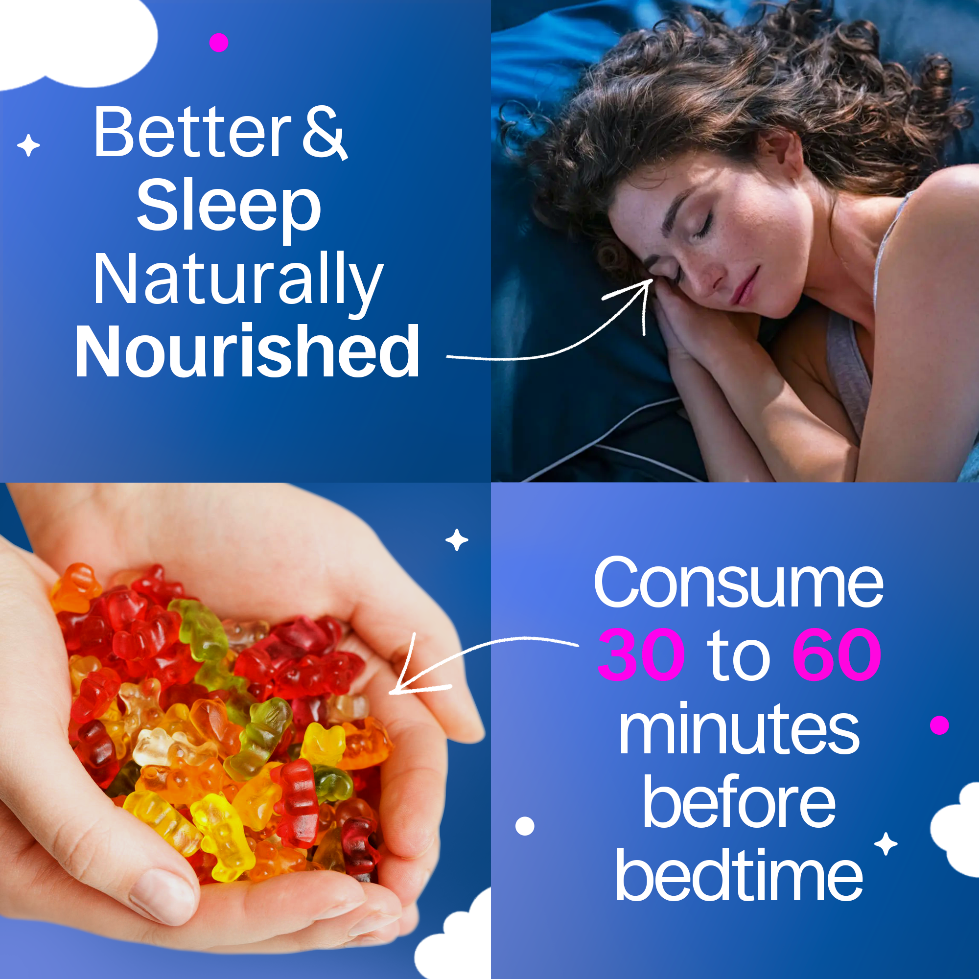 Melatonin Gummibärchen - Himbeer-Canapuff