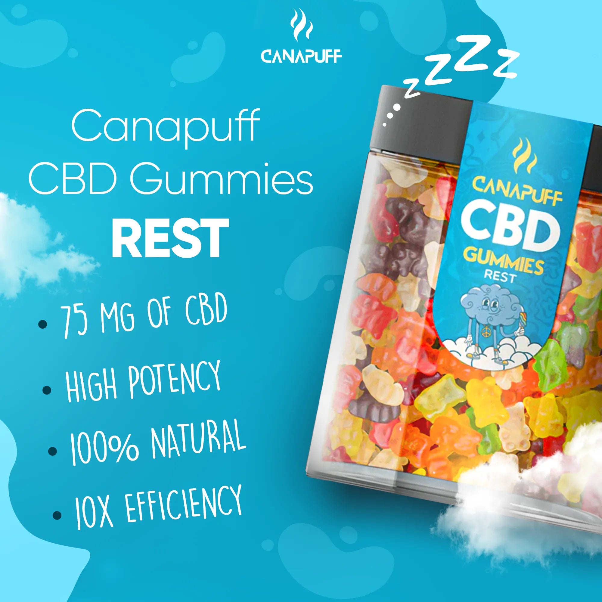 Canapuff - CBD Gummibärchen - Rest-Canapuff