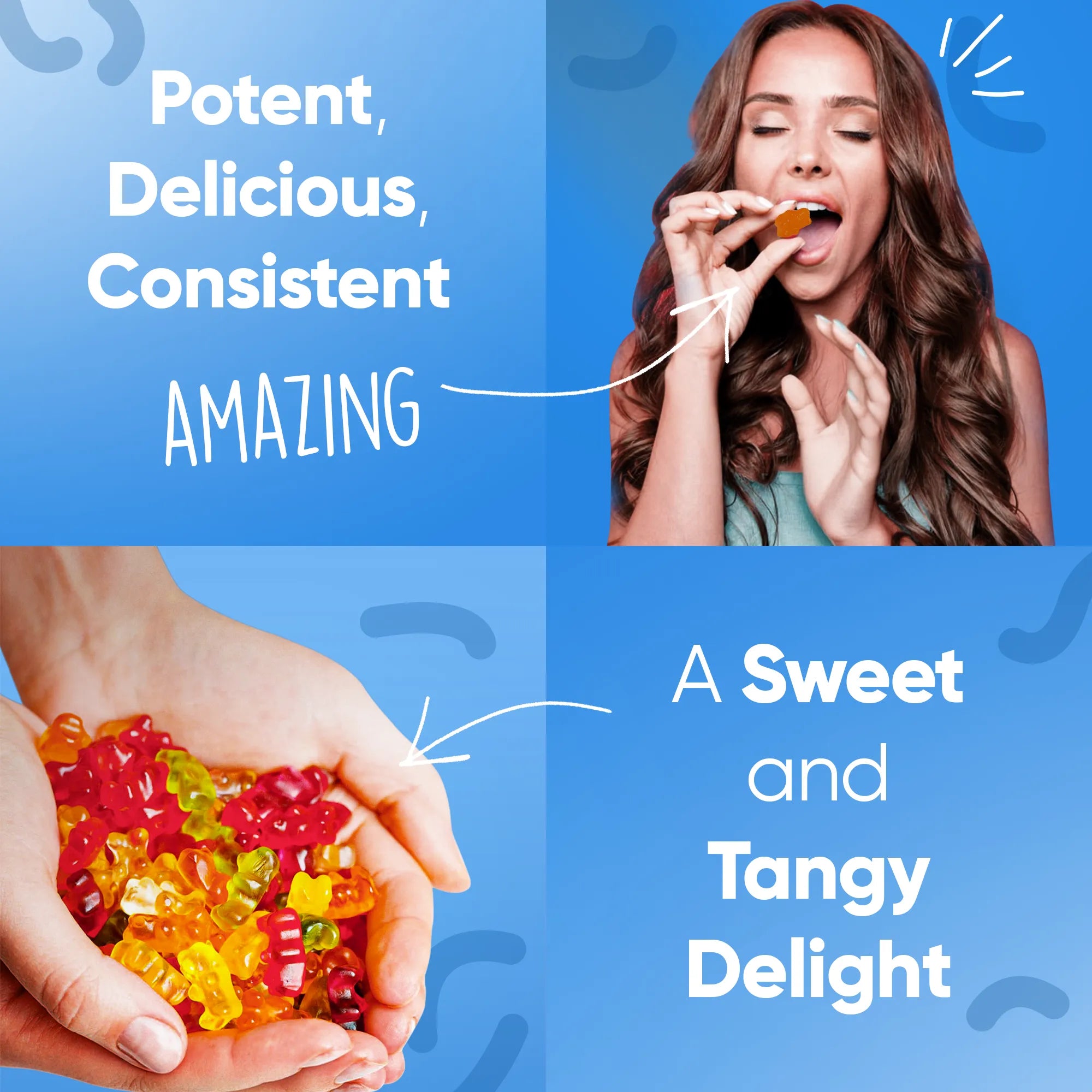 THC Gummibärchen Blueberry-Canapuff