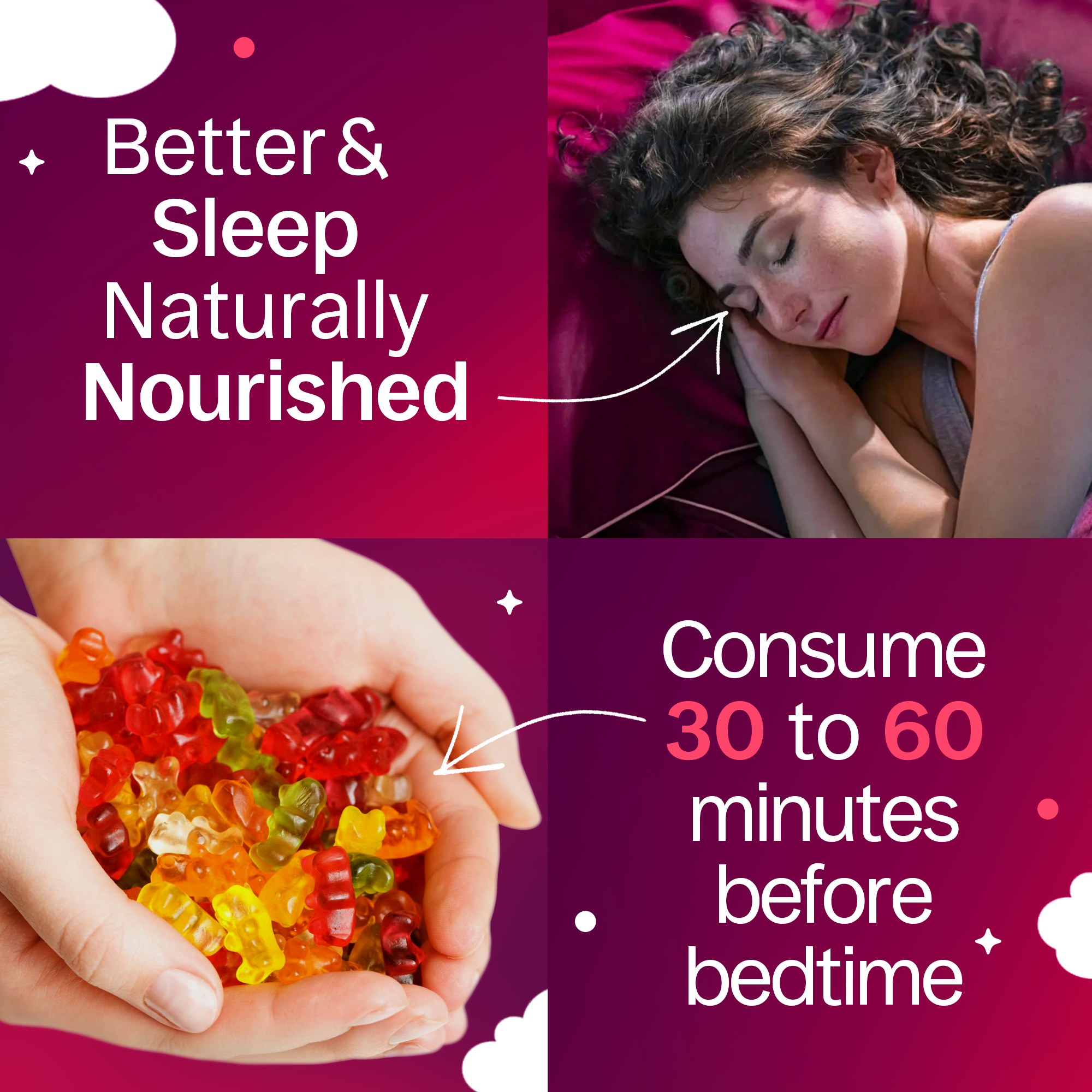 Melatonin+CBD Gummibärchen - Cherry-Canapuff