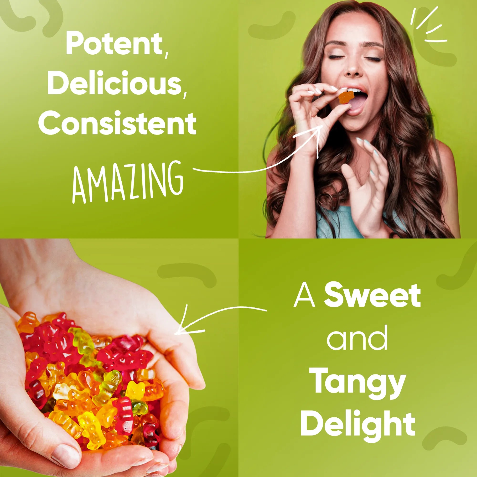 THC Gummibärchen Green Apple-Canapuff