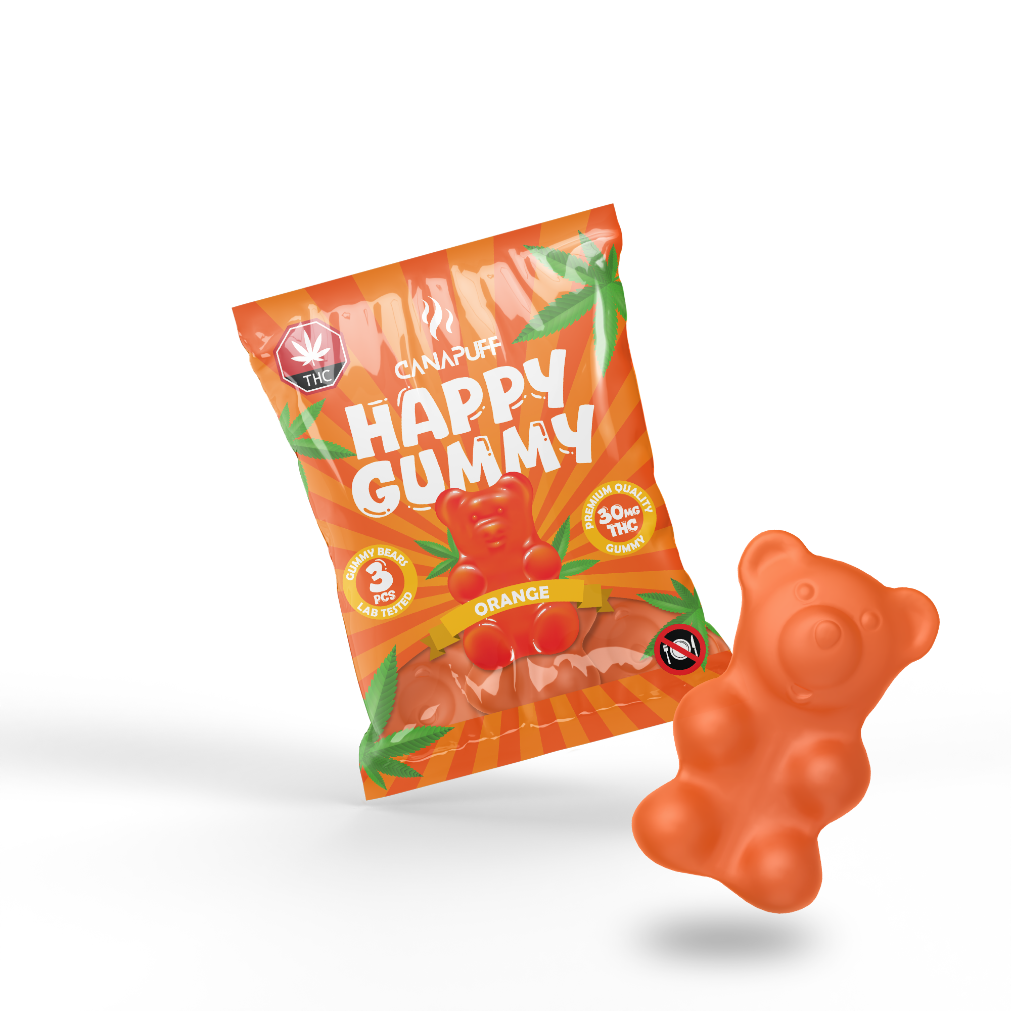 THC Gummibärchen Orange
