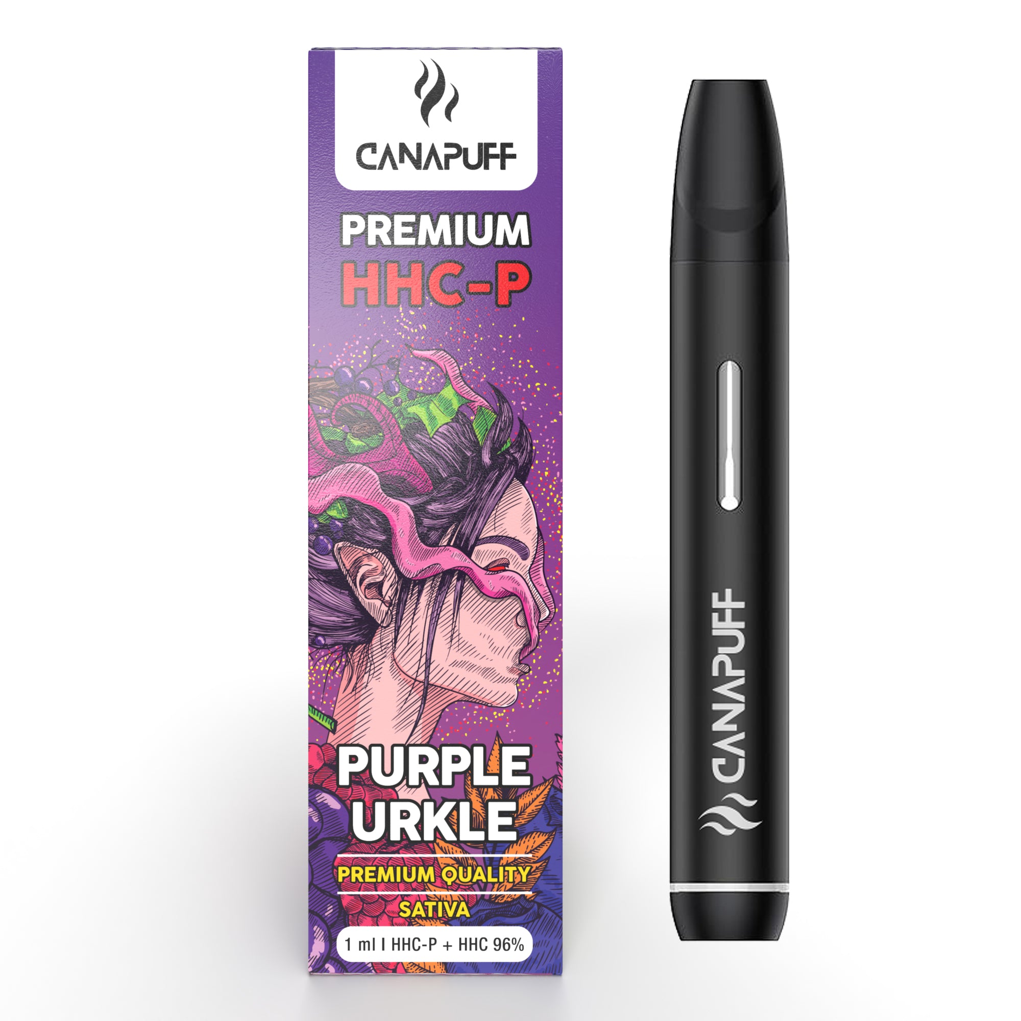 Purple Urkle 96 HHC P Canapuff Einweg 1ml