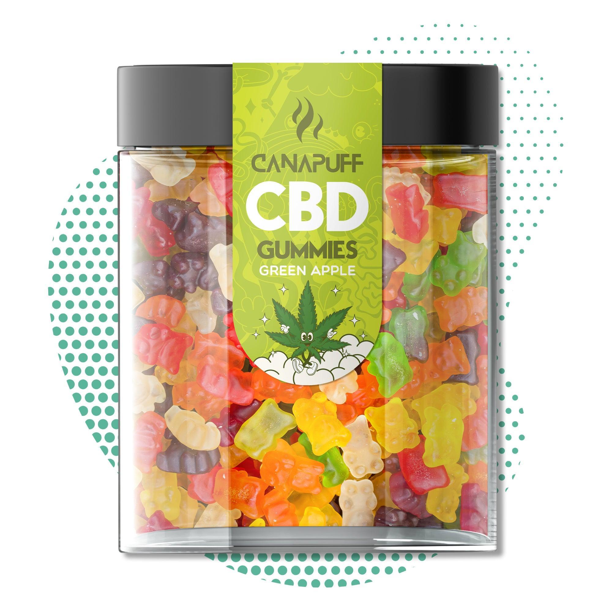 Canapuff - CBD Gummibärchen - Grüner Apfel-Canapuff