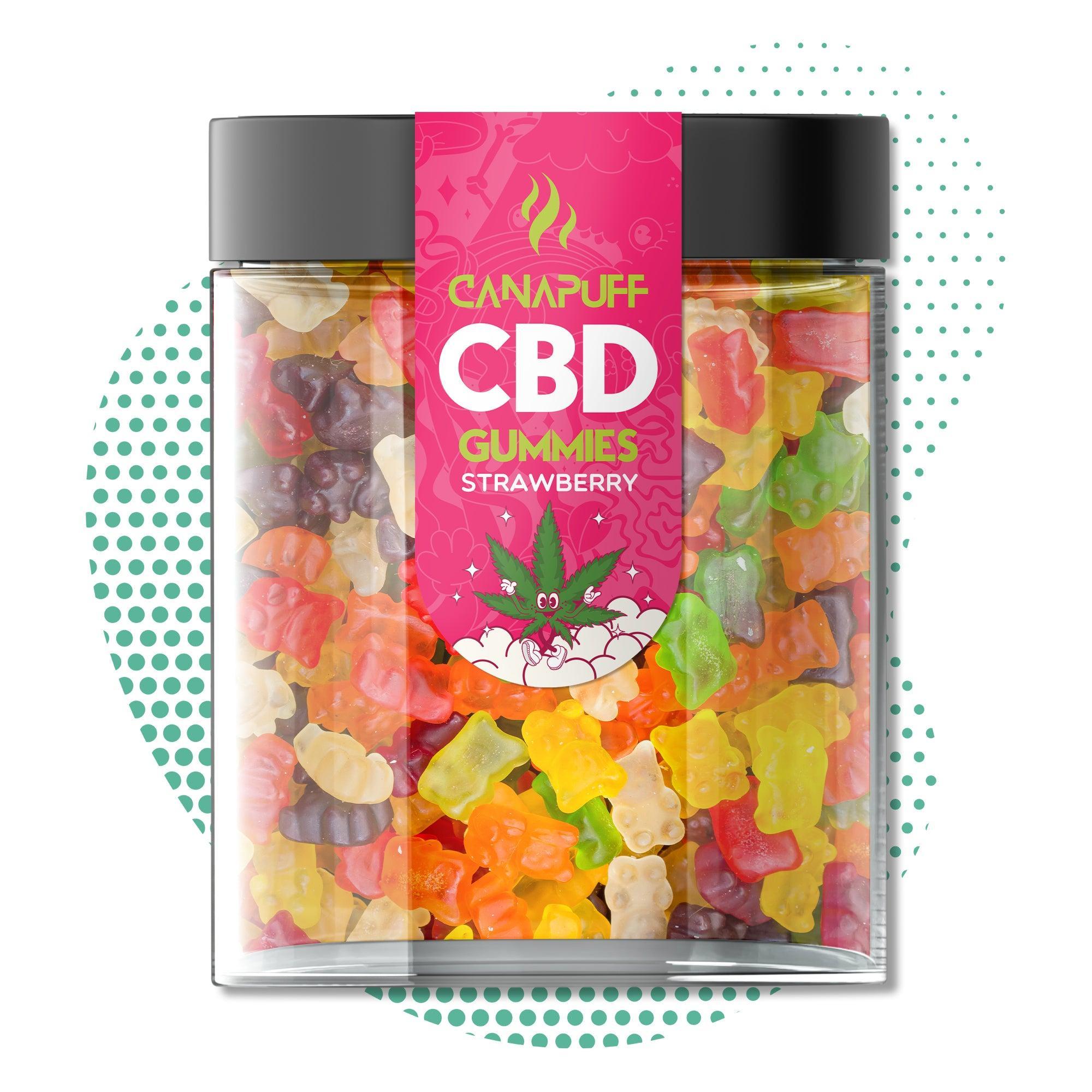 Canapuff - CBD Gummibärchen - Erdbeere-Canapuff