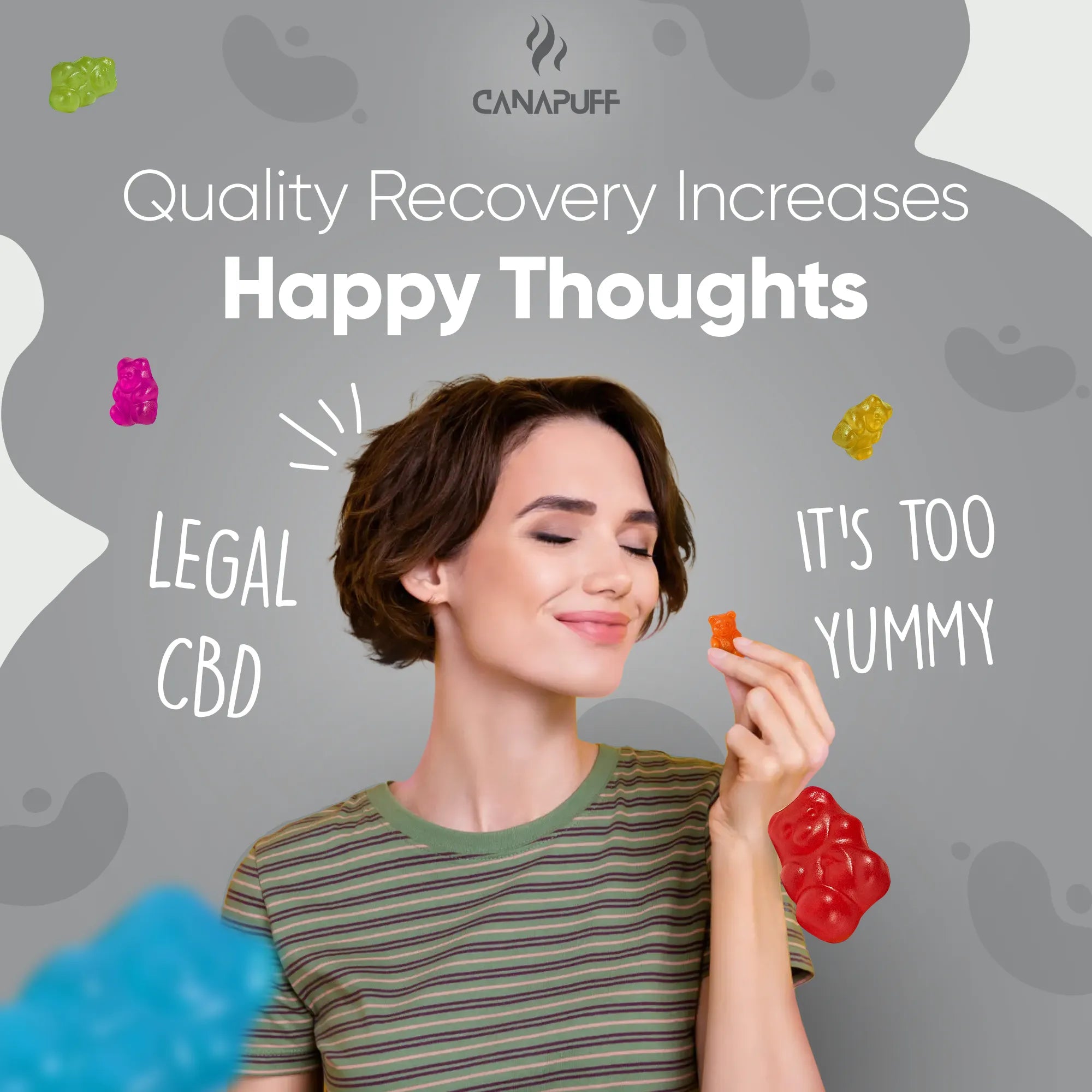 Canapuff - CBD Gummibärchen - Recovery-Canapuff