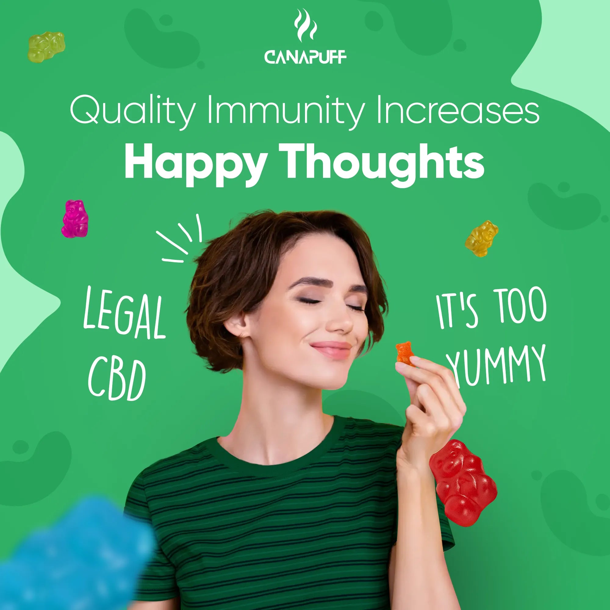 Canapuff - CBD Gummies - Immunity-Canapuff