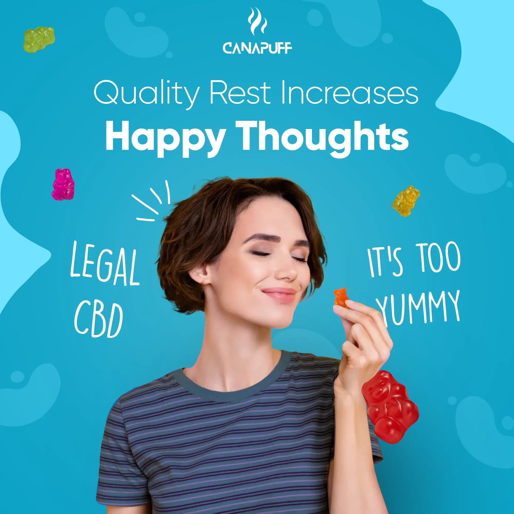 Canapuff - CBD GummibÀrchen - Rest-Canapuff