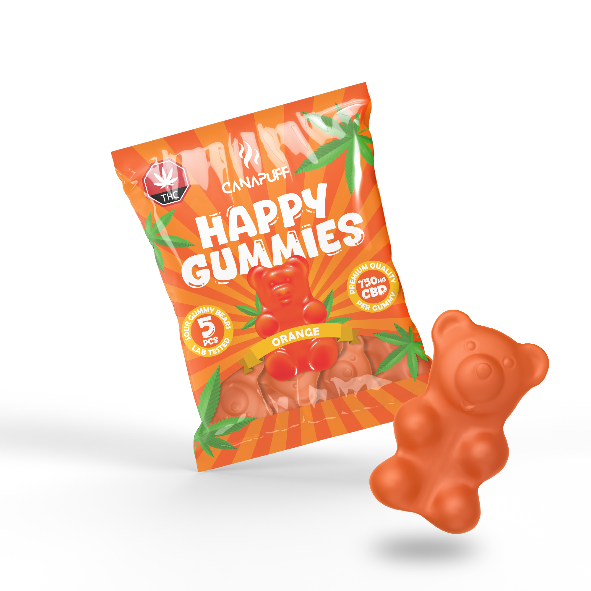 Canapuff - CBD Gummibärchen - Orange