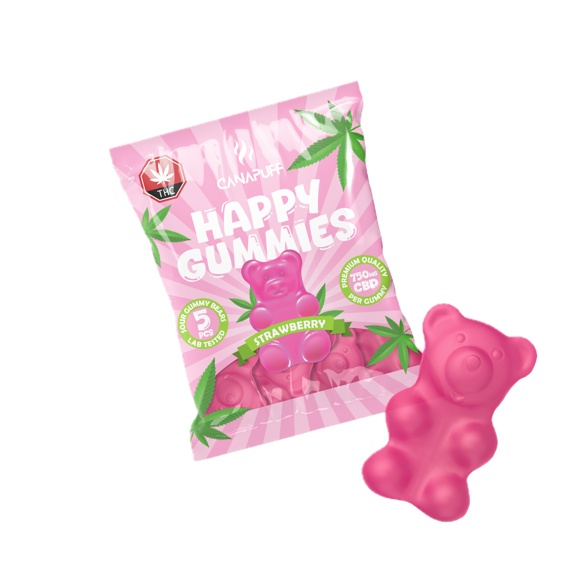 CBD Gummibärchen Strawberry