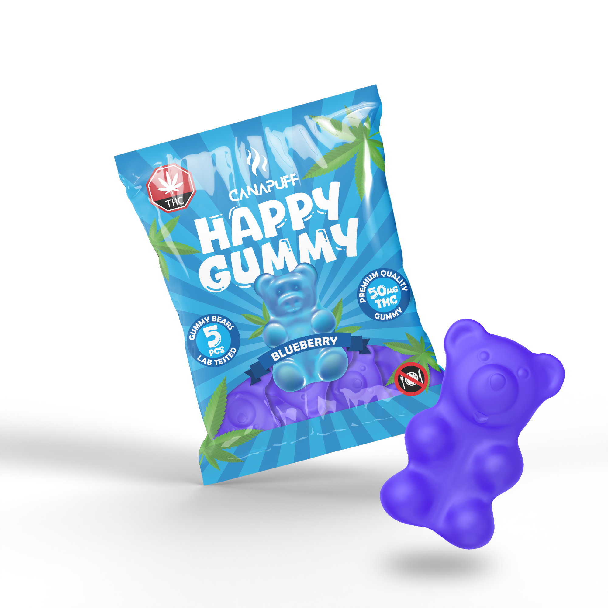 THC Gummibärchen Heidelbeere