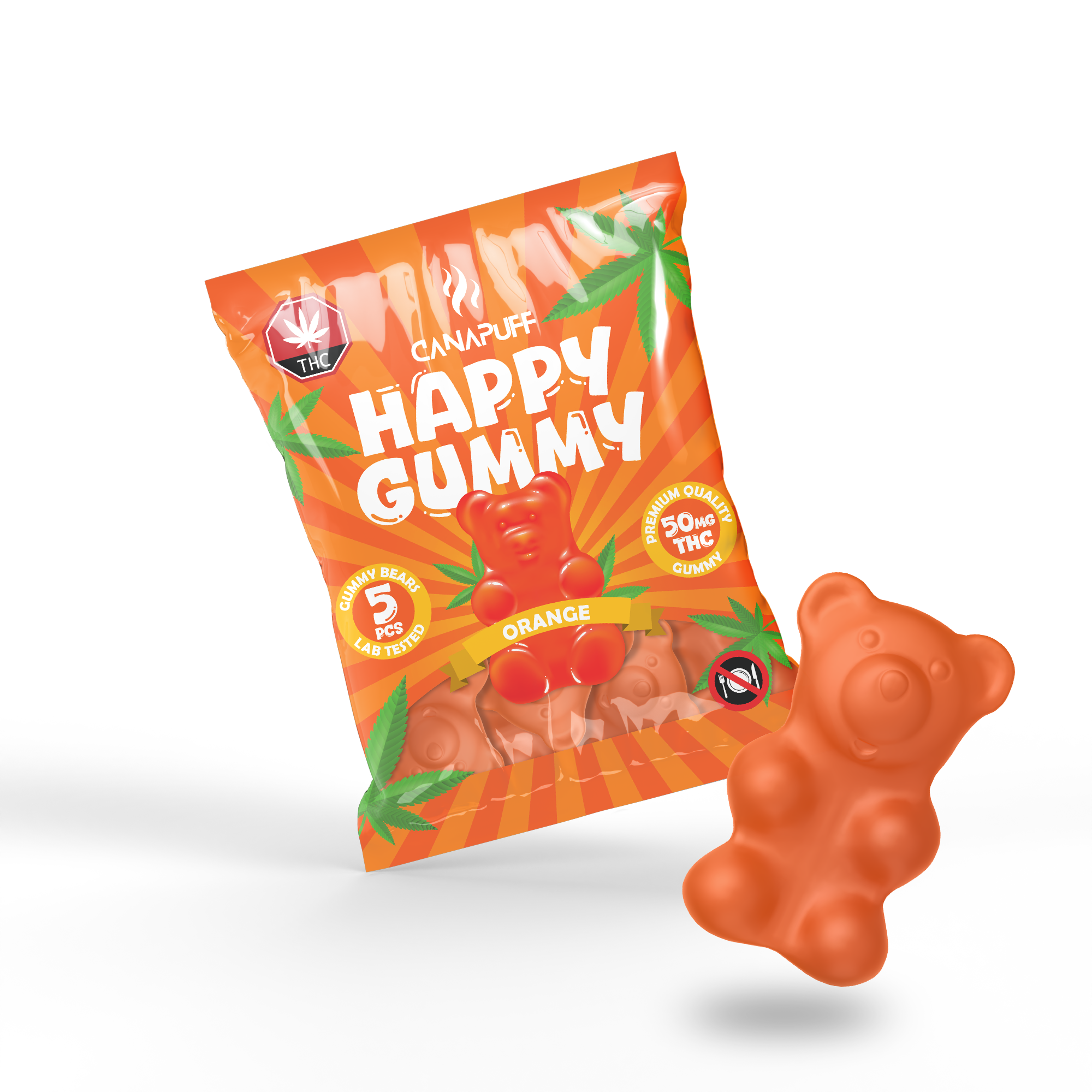 THC Gummibärchen Orange