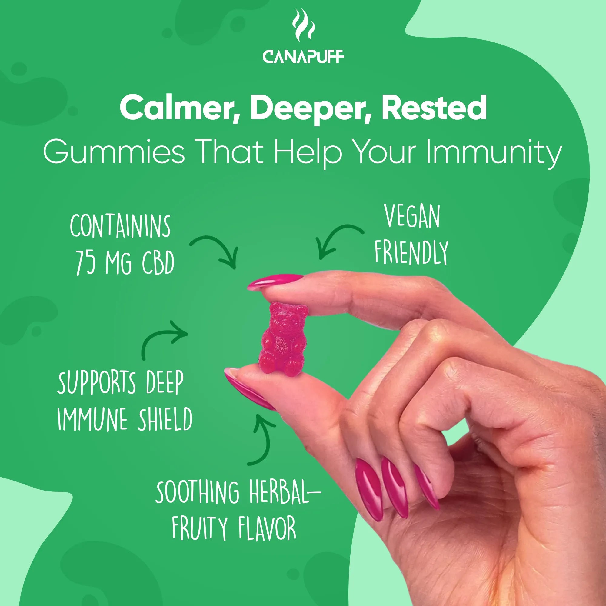 Canapuff - CBD Gummies - Immunity-Canapuff