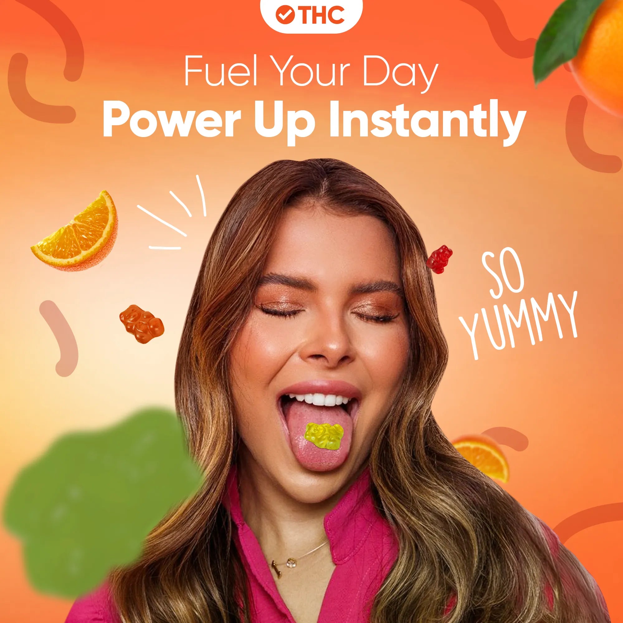 THC Gummibärchen Orange-Canapuff