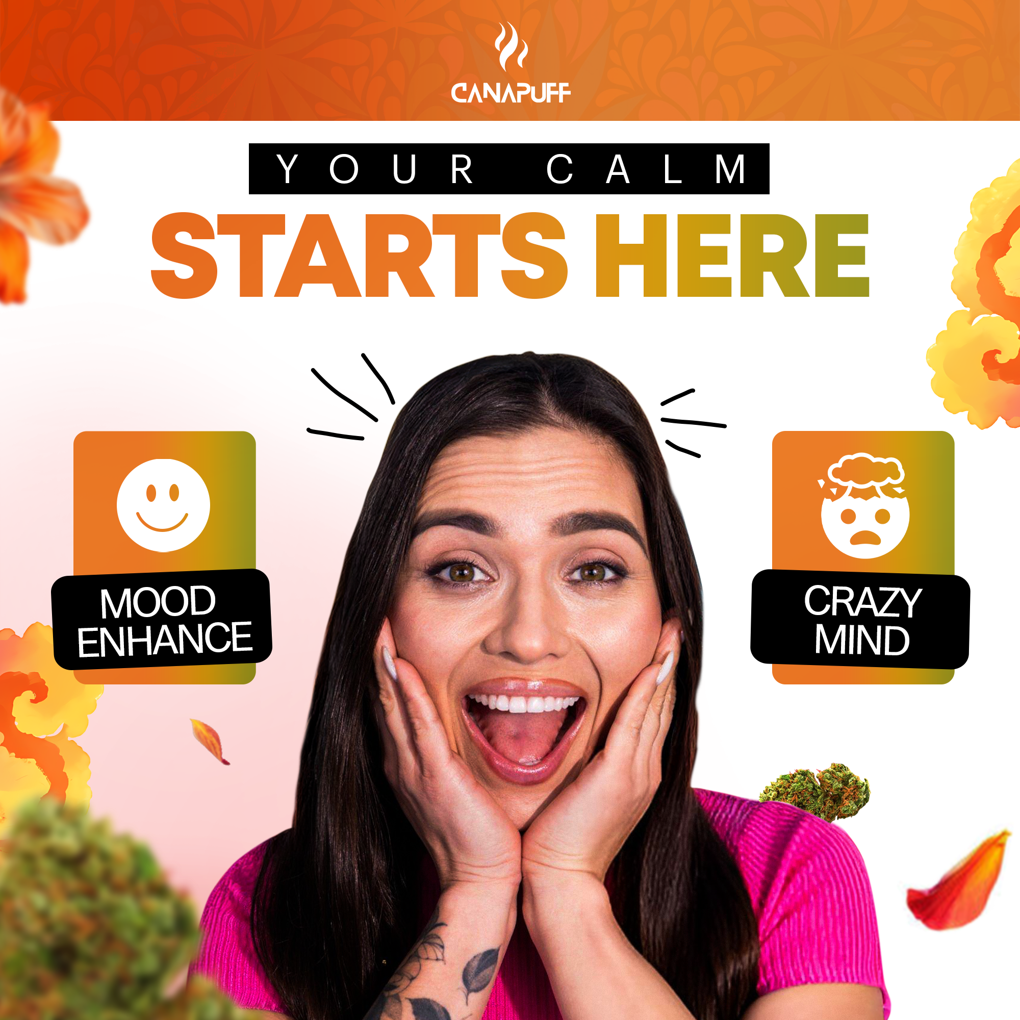 Canapuff - Gelonade 65% - HHC-A Blüten-Canapuff