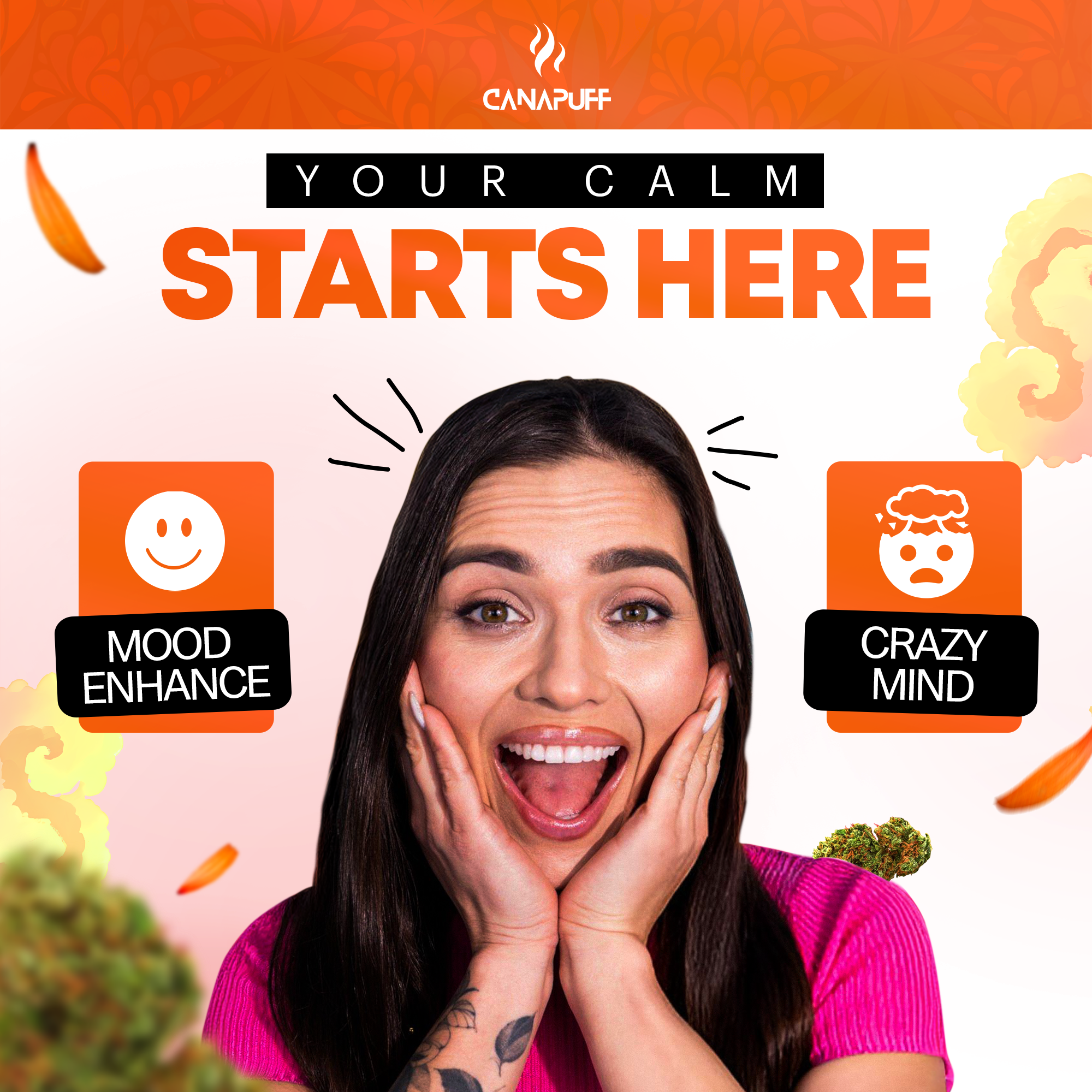 Canapuff - Green Crack 65% - HHC-A Blüten-Canapuff