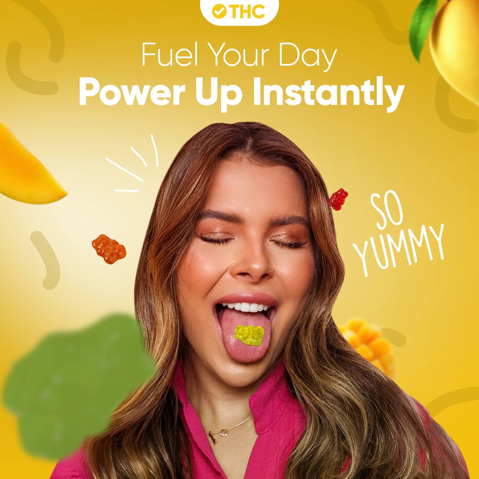 THC Gummibärchen Mango-Canapuff