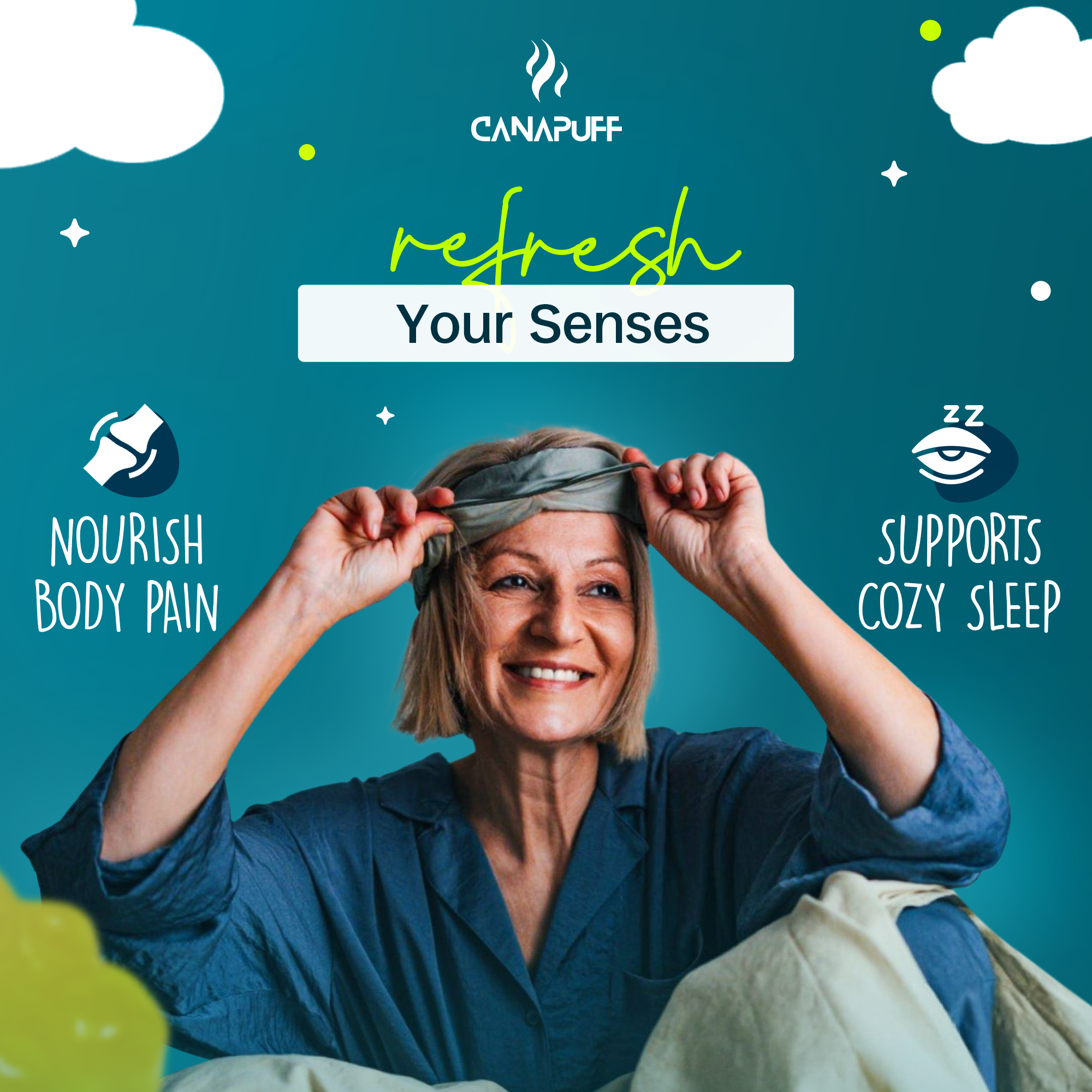 CBN+THC Gummibärchen - Cherry-Canapuff