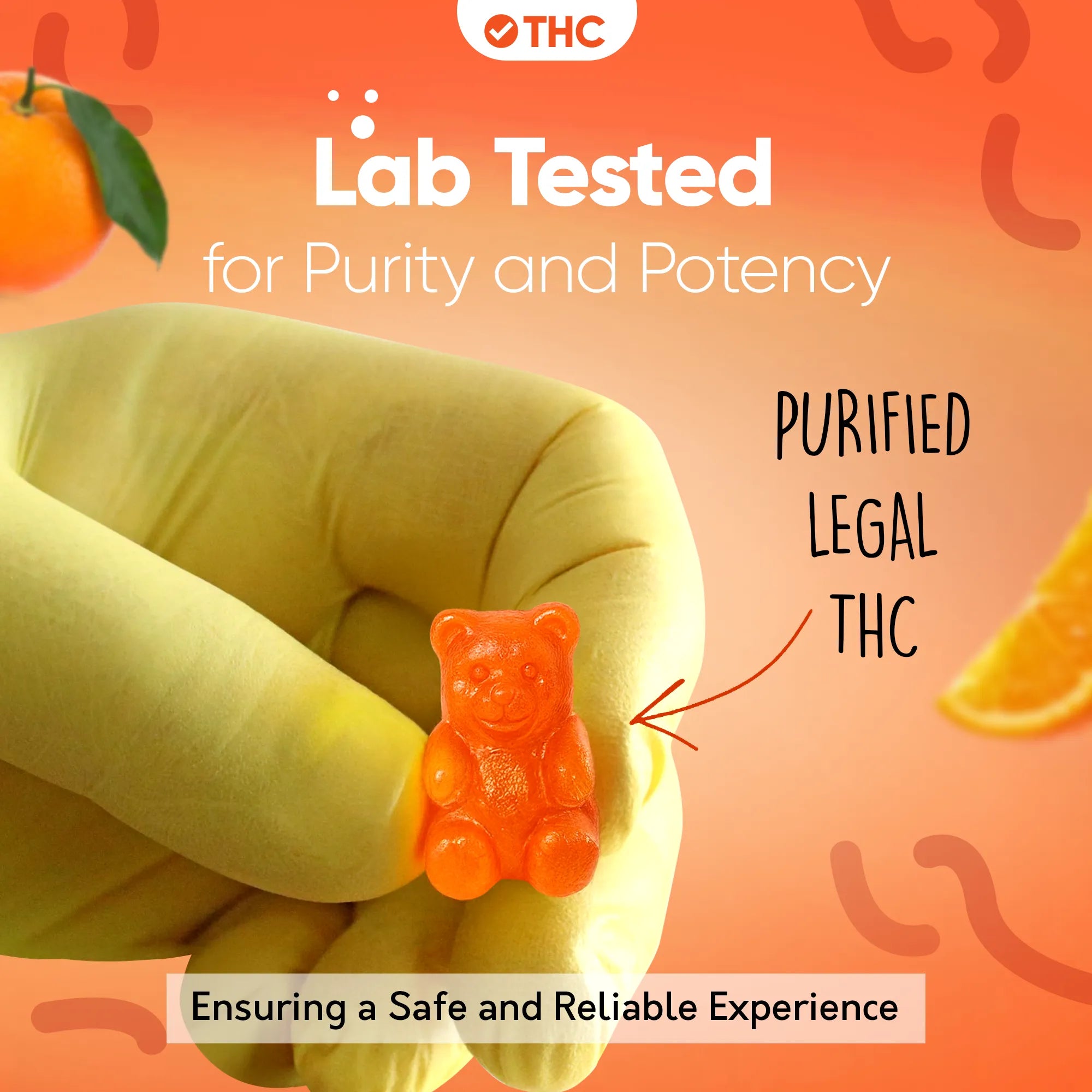 THC Gummibärchen Orange-Canapuff