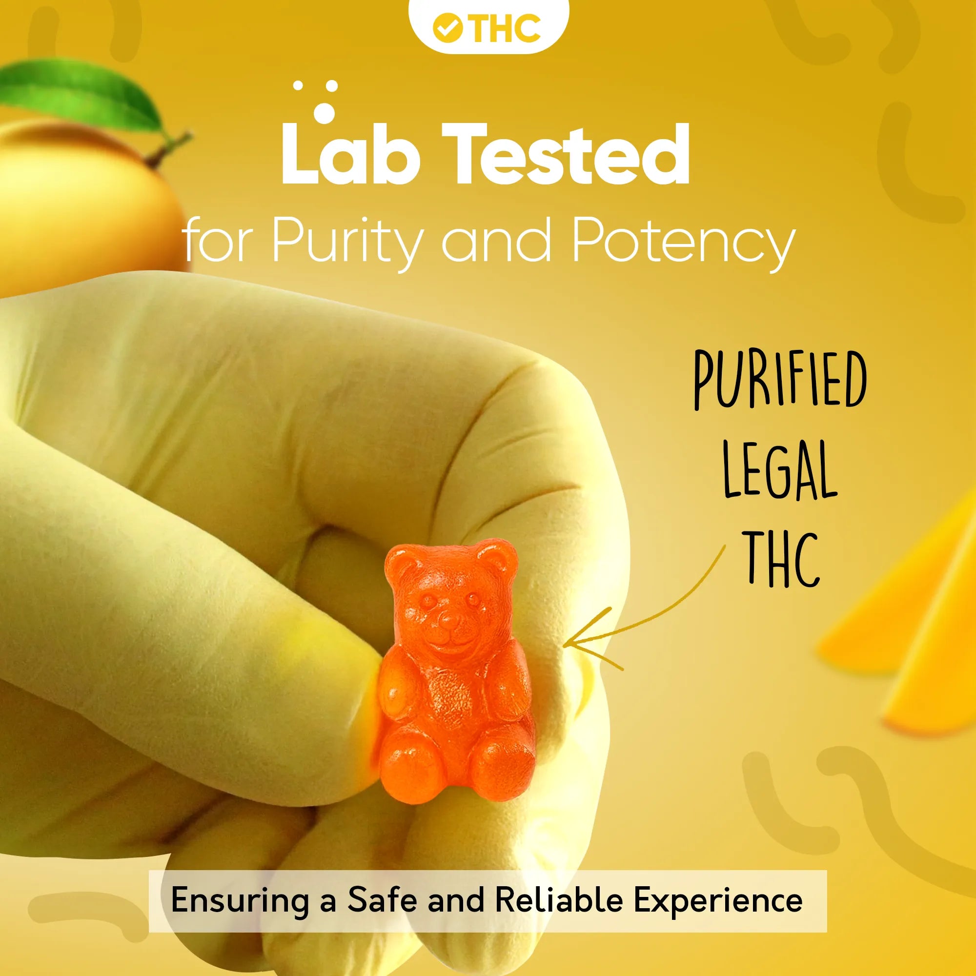 THC Gummibärchen Mango-Canapuff