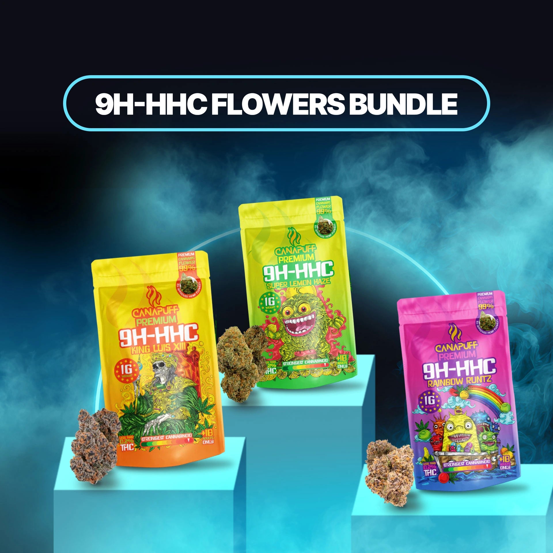 9H-HHC Blüten Weihnachten Bundle (3x1g)