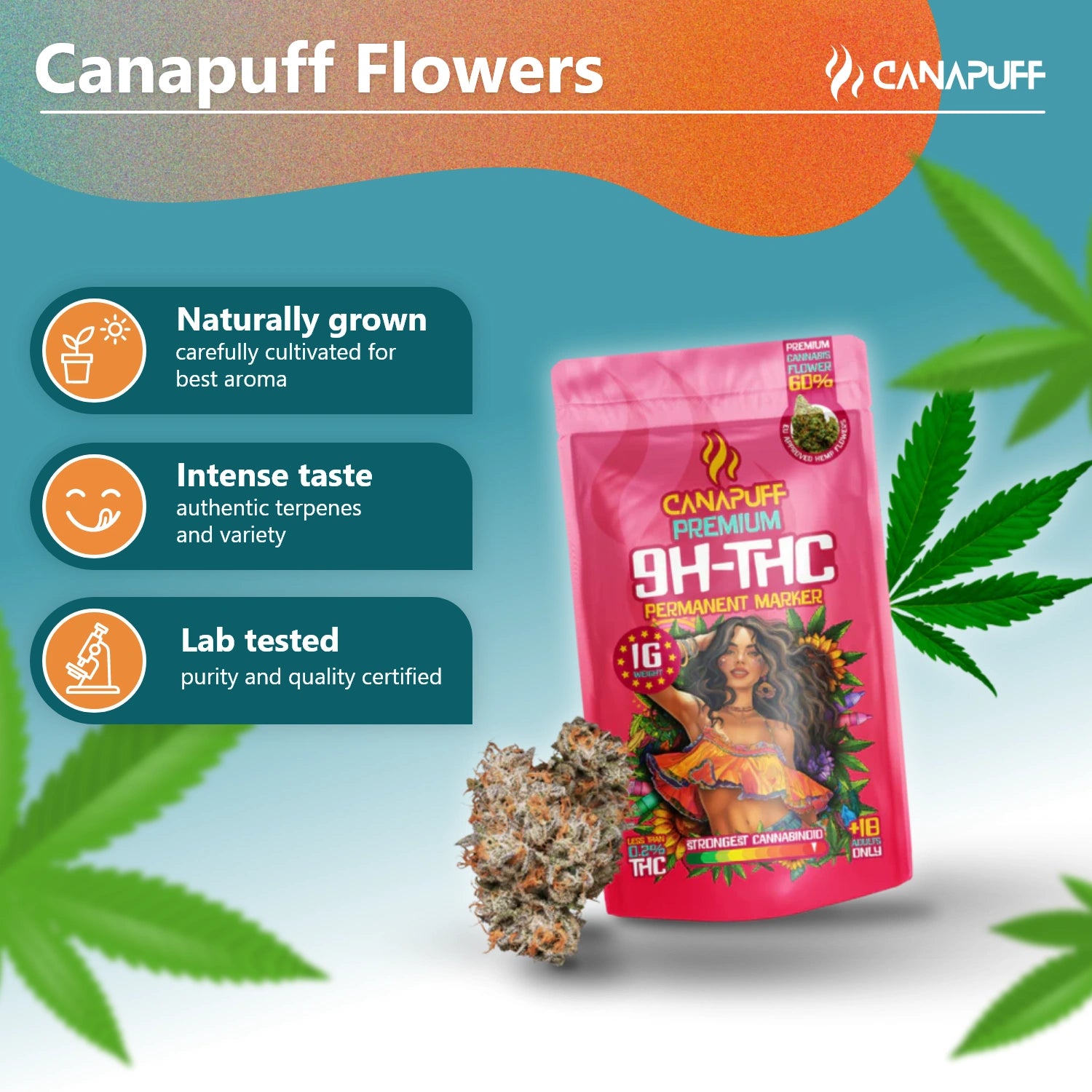 Permanent Marker 60% - 10-OH-THC Blüten