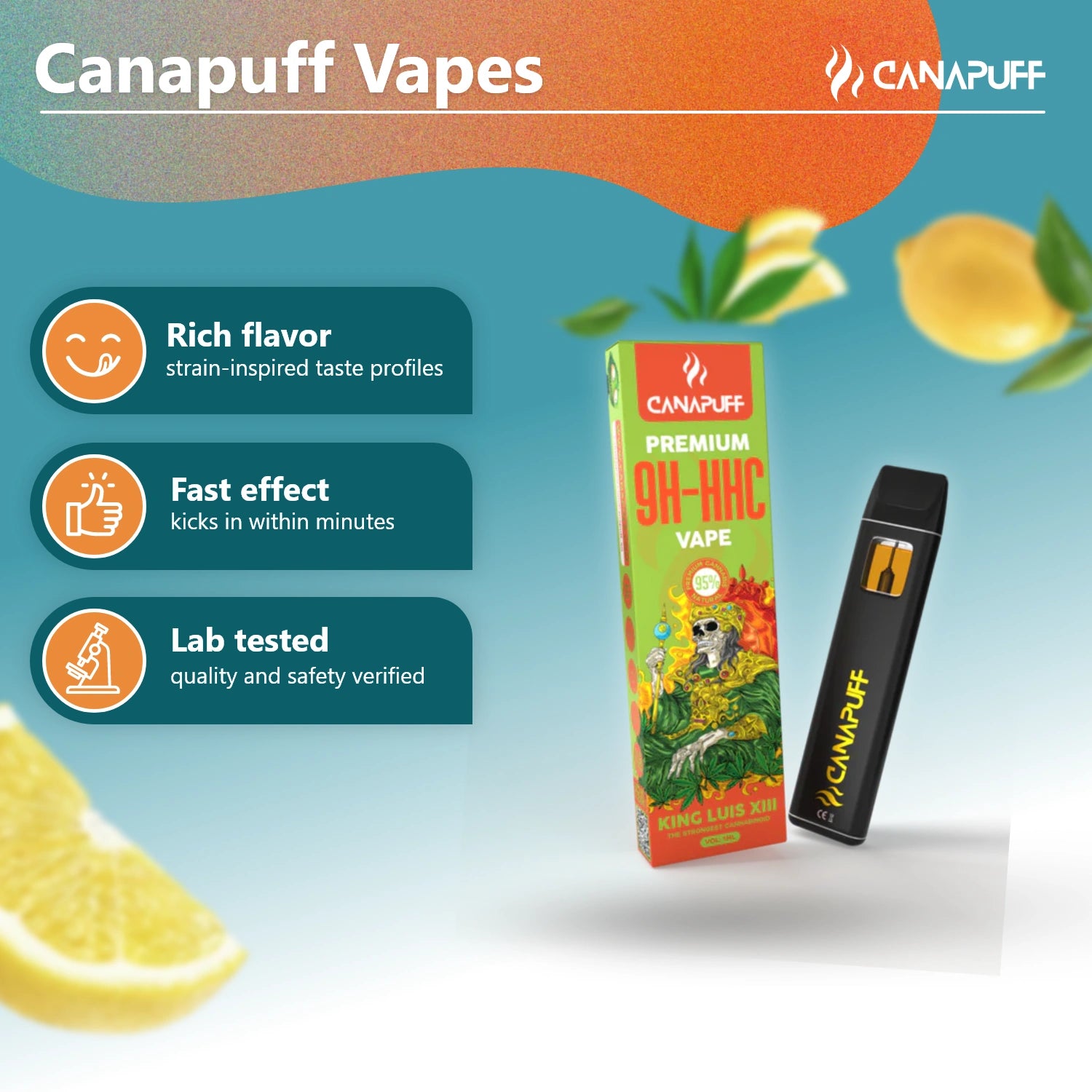 9H-HHC Vape King Luis XIII 95 % 1 ml