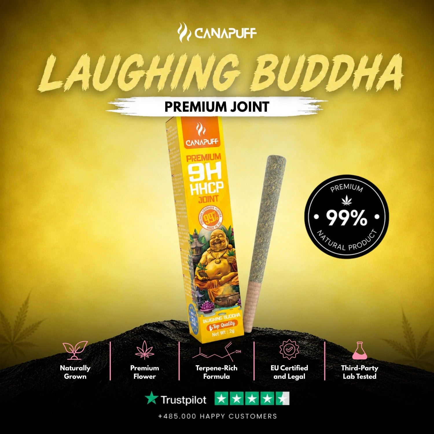 9H-HHCP Joint Laughing Buddha 99% 2g