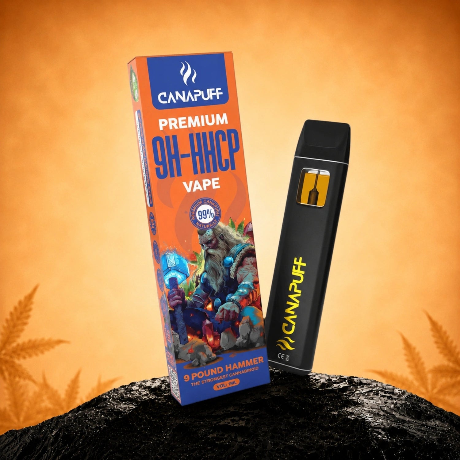 9H-HHCP Vape 9 Pound Hammer 99% 1ml