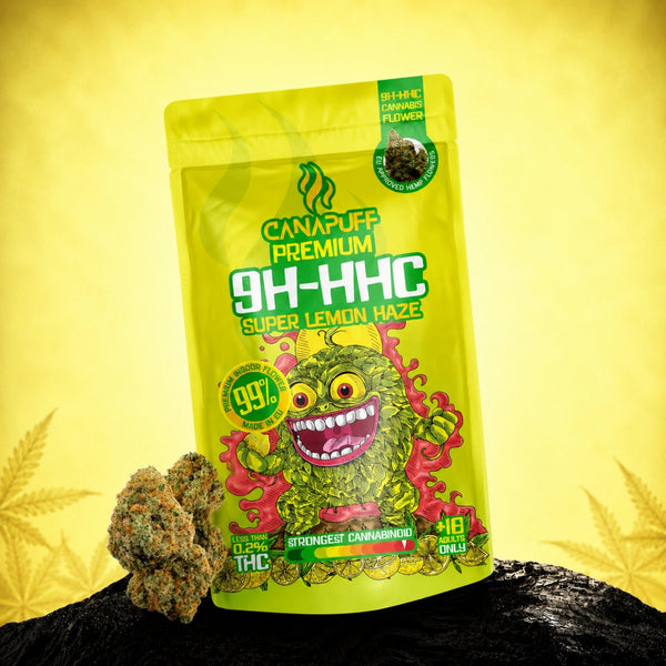 Canapuff 9H-HHC Super Lemon Haze σακουλάκι με άνθη, ένταση 99%