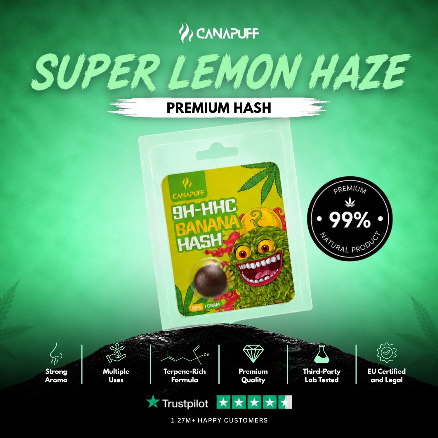 9H-HHC Hash Banane 99%