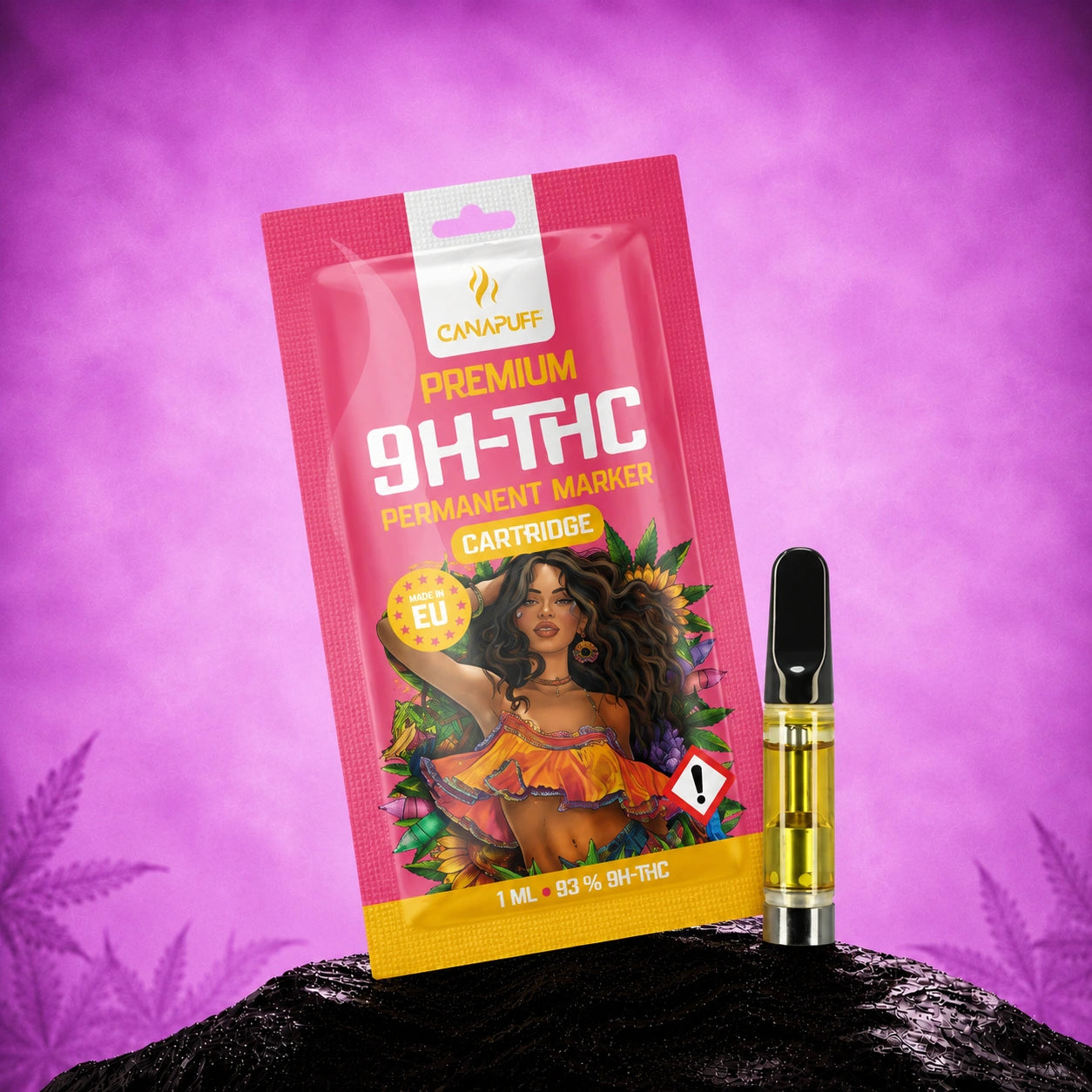 9H-THC Kartusche Permanent Marker 95%