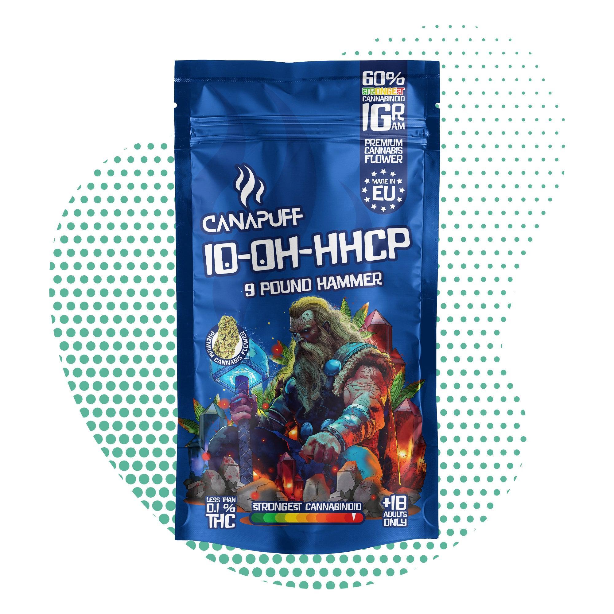 9 Pound Hammer 60% - 10-OH-HHCP Blüten-Canapuff