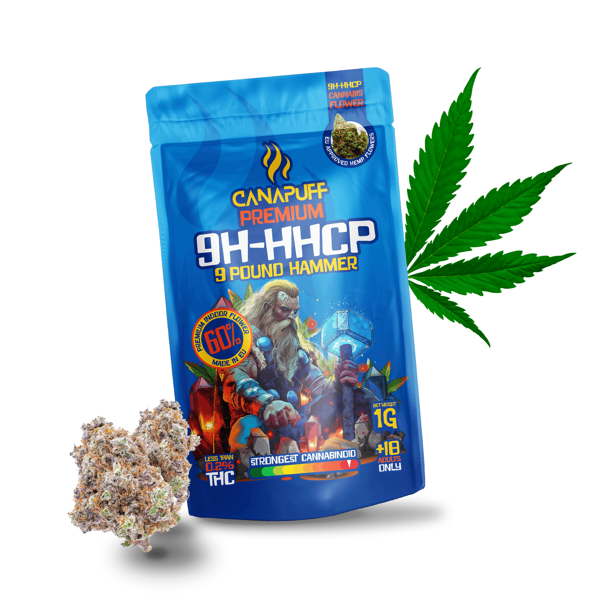 9h-HHCP Blüten 9 Pound Hammer 60%