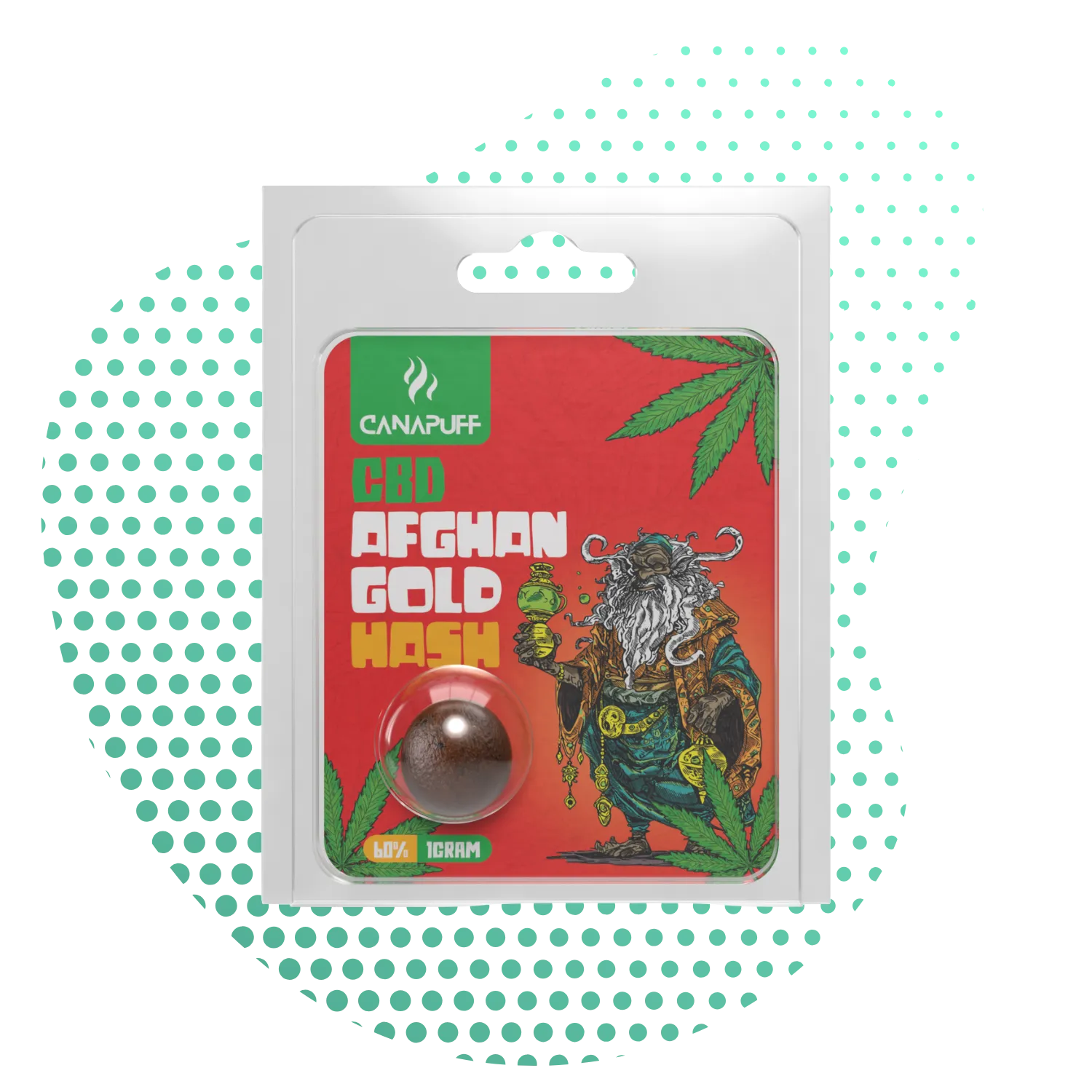 Afghan Gold - CBD Hash 60%-Canapuff