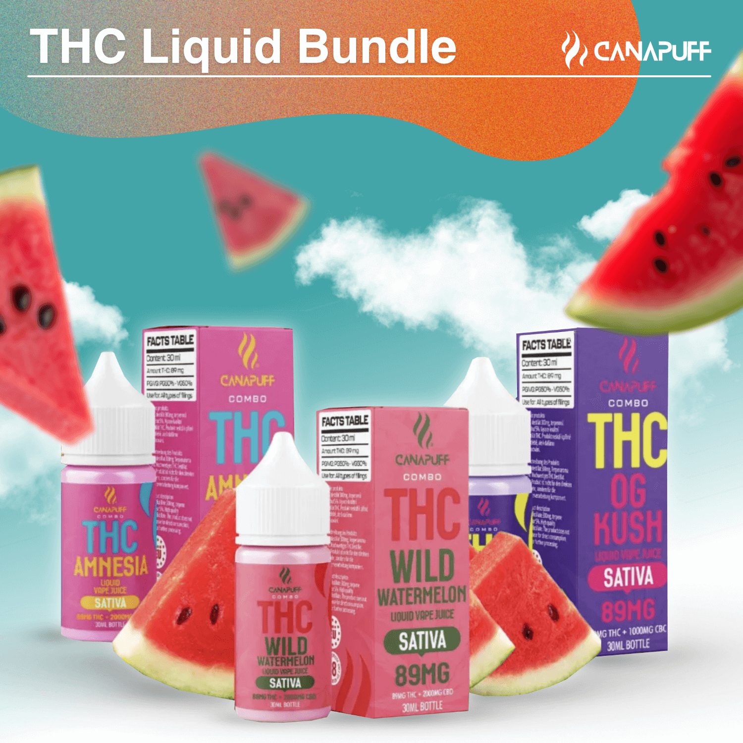 THC Liquid Bundle-Canapuff